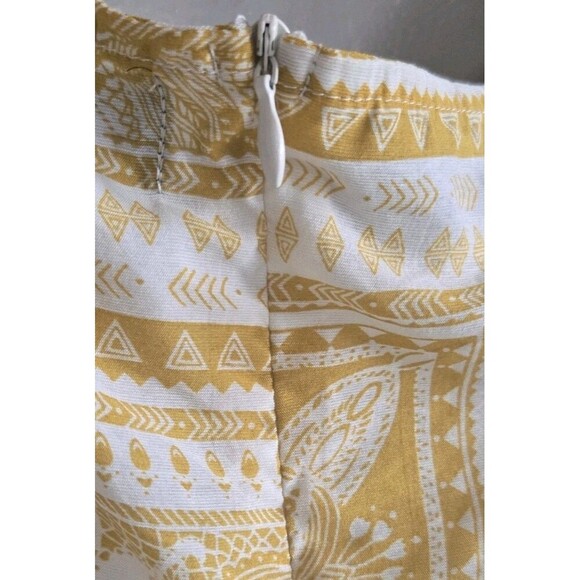 Pretty Little Thing Maxi Dress Yellow Cold Shoulder Floral Women's 2X NWT - Picture 9 of 11